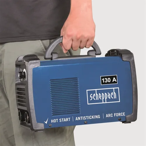 Scheppach WSE1000 svářecí invertor 130 A s příslušenstvím