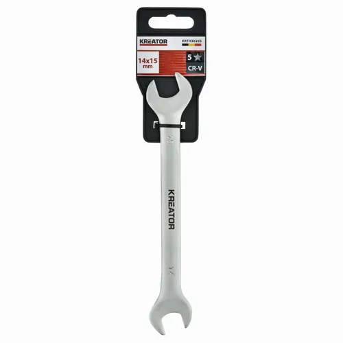 Oboustranný klíč otevřený 14x15 -175mm Kreator KRTH30205