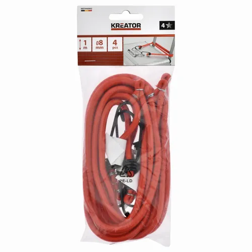 Upínací gumy prům. 8mm, 100cm 4ks Kreator KRTH40902