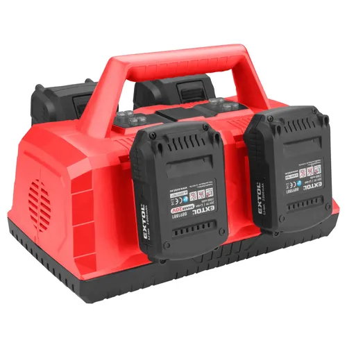 Nabíječka na 4 baterie share20v, 2+2, 3,5a EXTOL ENERGY 8891895