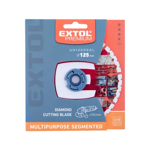 Kotouč řezný diamantový multi univerzální, o125x22,2x2,2mm EXTOL PREMIUM 8803001