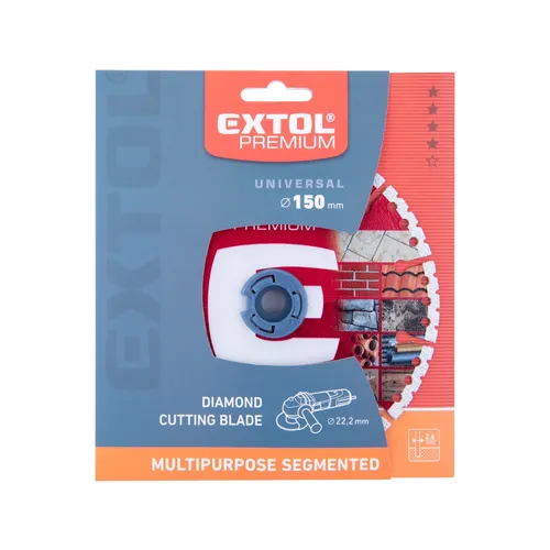 Kotouč řezný diamantový multi univerzální, o150x22,2x2,6mm EXTOL PREMIUM 8803002