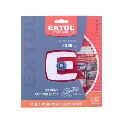 Kotouč řezný diamantový multi univerzální, o230x22,2x3mm EXTOL PREMIUM 8803004