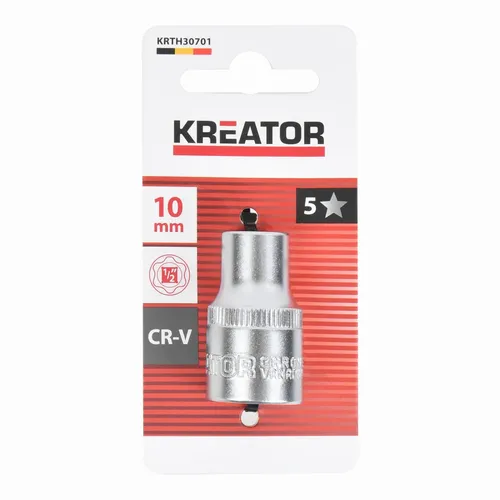Nástrčná hlavice (ořech) 10mm 1/2" Kreator KRTH30701