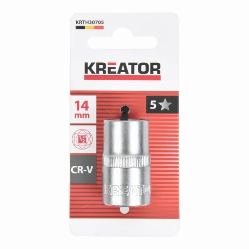 Nástrčná hlavice (ořech) 14mm 1/2" Kreator KRTH30705