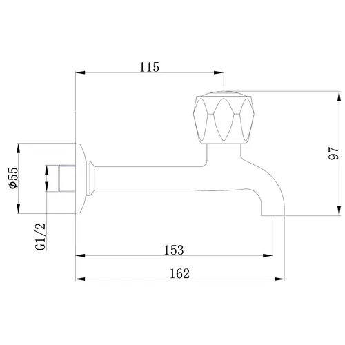 Baterie umyvadlová BALLETTO 85044