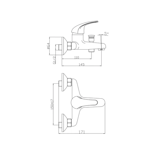 Baterie vanová BALLETTO 81103