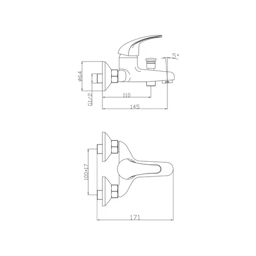 Baterie vanová BALLETTO 81104