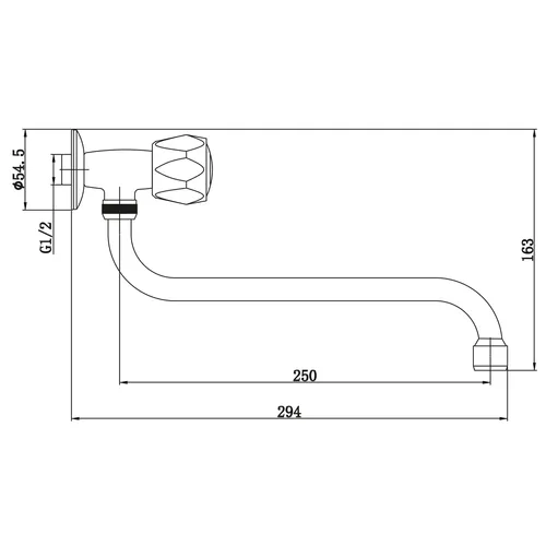 Baterie umyvadlová BALLETTO 85042