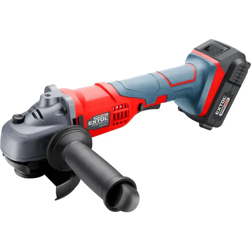 Bruska úhlová aku share20v, 115mm, 20v li-ion, 2ah EXTOL PREMIUM 8891840