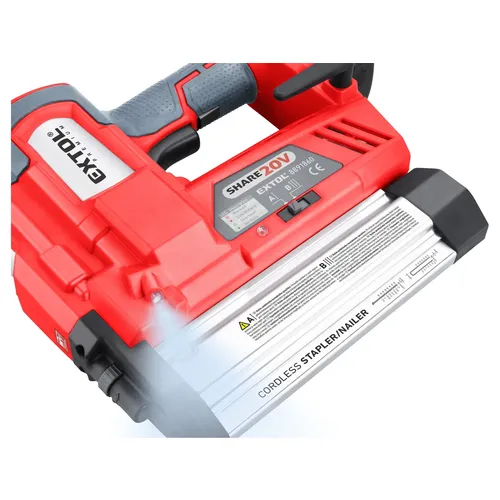 Hřebíkovačka/sponkovačka aku share20v, 20v li-ion, 2ah EXTOL PREMIUM 8891860