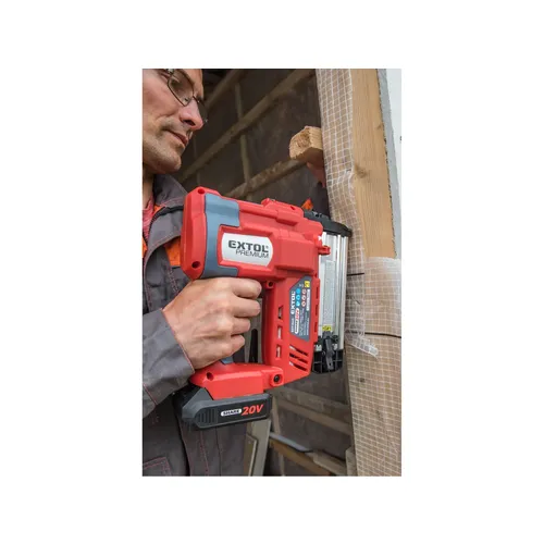 Hřebíkovačka/sponkovačka aku share20v, 20v li-ion, 2ah EXTOL PREMIUM 8891860