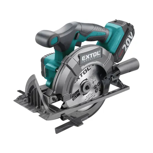 Pila kotoučová aku share20v, 165mm, brushless, 20v li-ion, 2ah EXTOL INDUSTRIAL 8791822