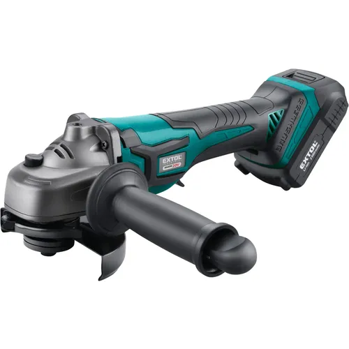 Bruska úhlová aku share20v, 125mm, brushless, 20v li-ion, 2ah EXTOL INDUSTRIAL 8791840