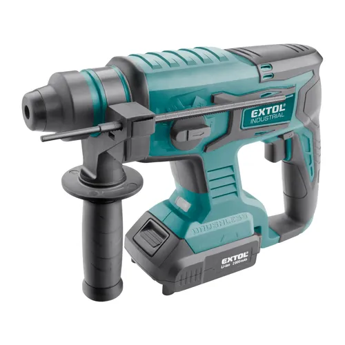 Kladivo vrtací aku share20v, 1,7j, sds plus, brushless, 20v li-ion, 2ah EXTOL INDUSTRIAL 8791818