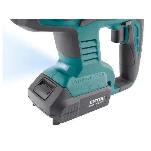 Kladivo vrtací aku share20v, 1,7j, sds plus, brushless, 20v li-ion, 2ah EXTOL INDUSTRIAL 8791818