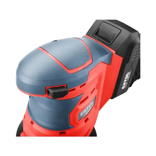 Bruska excentrická aku share20v, 125mm, 20v li-ion, 2ah EXTOL PREMIUM 8891846