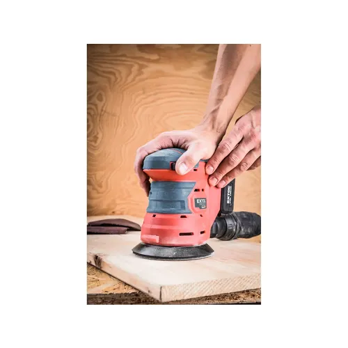 Bruska excentrická aku share20v, 125mm, 20v li-ion, 2ah EXTOL PREMIUM 8891846