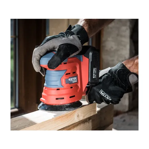 Bruska excentrická aku share20v, 125mm, 20v li-ion, 2ah EXTOL PREMIUM 8891846