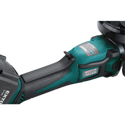 Bruska úhlová aku share20v, 125mm, brushless, 20v li-ion, 4ah EXTOL INDUSTRIAL 8791842
