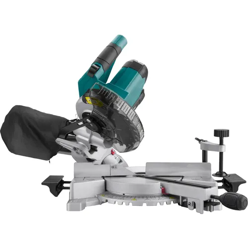 Pila pokosová 185mm aku s laserem share20v, brushless, 20v li-ion, 2ah EXTOL INDUSTRIAL 8791826