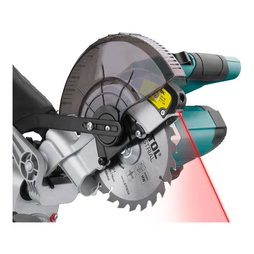 Pila pokosová 185mm aku s laserem share20v, brushless, 20v li-ion, 2ah EXTOL INDUSTRIAL 8791826