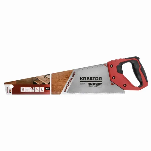 Ruční pila 450mm 7TPI Kreator KRTH80002