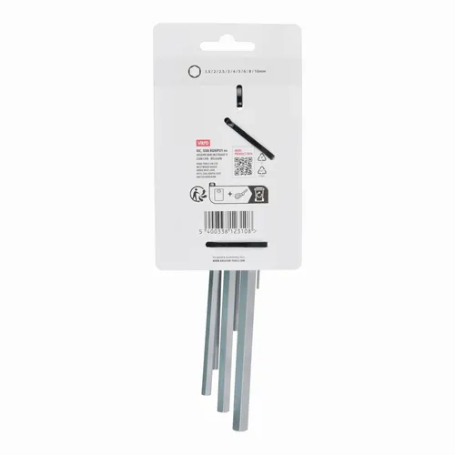 Imbusové klíče HEX dlouhé 9ks 1,5-10 Kreator KRTH21801