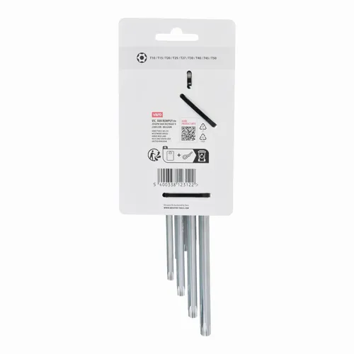 Imbusové klíče HEX dlouhé 9ks TORX Kreator KRTH21803