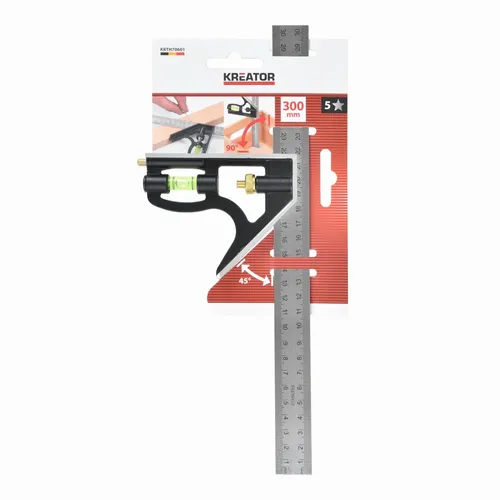 Kombinovaný úhelník 300 mm Kreator KRTH70601