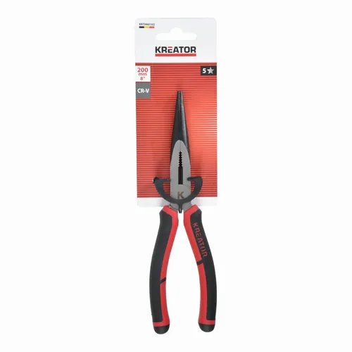 Dlouhé kleště ploché 200mm HIGH QUALITY Kreator KRTH60102