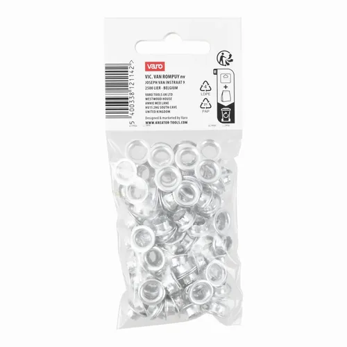 Nýtovací očka hliník 7mm 100ks Kreator KRTH62506