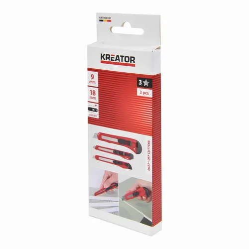 Sada 3ks odlamovacích nožů Kreator KRTH00101