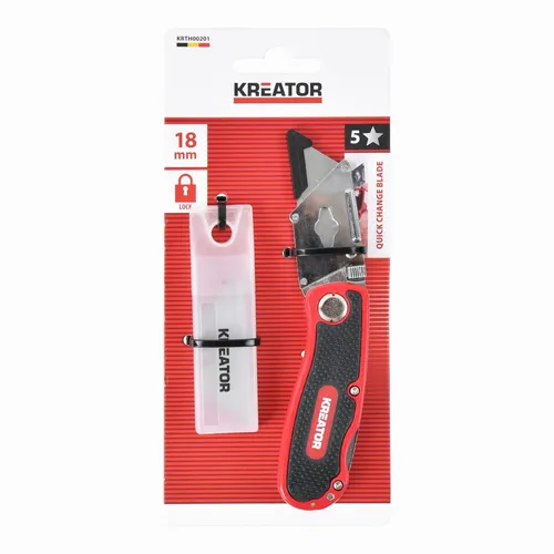 Pracovní nůž skládací - HIGH QUALITY Kreator KRTH00201