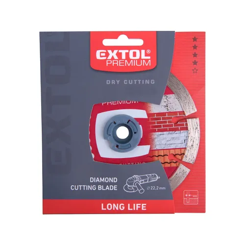 Zrušeno! nahrazeno výrobkem 8803013 kotouč diamantový řezný, segmentový long life - suché řezání, 150x22,2x2,3mm EXTOL PREMIUM 108913