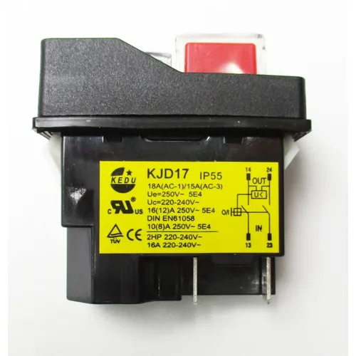 Hlavní vypínač pro magnetické vrtačky MB 351, MB 351 F, MB 502 E, KE 16-2 0386035182 BOW