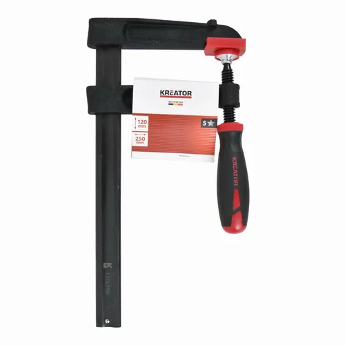 Truhlářská svěrka 120x250mm HIGH QUALITY Kreator KRTH40204