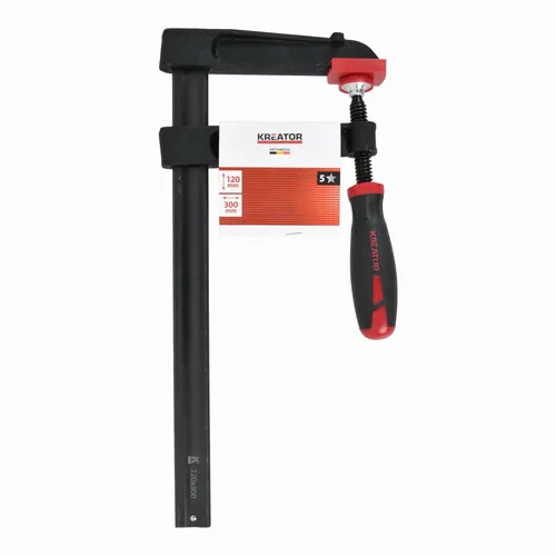 Truhlářská svěrka 120x300mm HIGH QUALITY Kreator KRTH40205