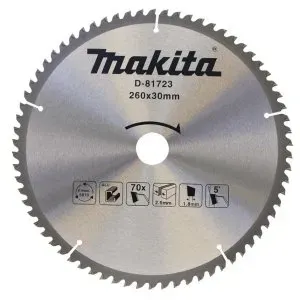 Makita D-81723 kotouč pilový TCT hliník 260x30mm 70Z = old D-73003