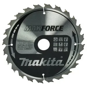 Makita B-32253 kotouč pilový dřevo MAKFORCE 210x2.4x30mm 24Z = old B-08377