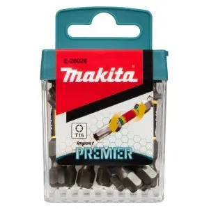 Makita E-26026 torzní bit řady Impact Premier (E-form) T15-50mm, 10 ks