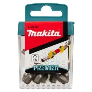 Makita E-26032 torzní bit řady Impact Premier (E-form) T20-50mm, 10 ks