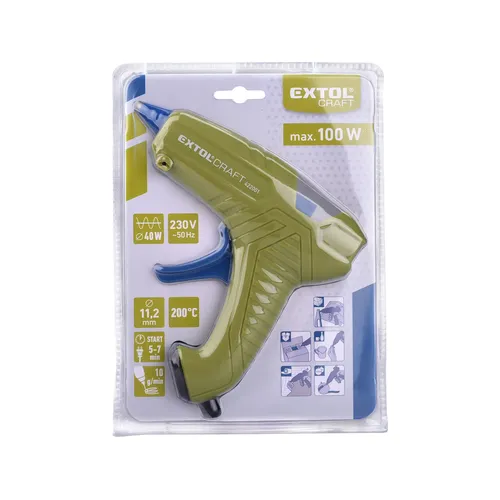 Pistole tavná lepící, ⌀11mm, 40w EXTOL CRAFT 422001