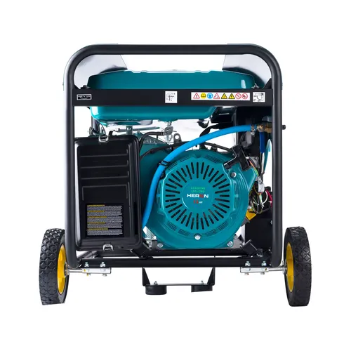Elektrocentrála benzínová a plynová (lpg/ng) 13hp/5,5kw (400v) 2×2kw (230v), elektrický start HERON 8896319