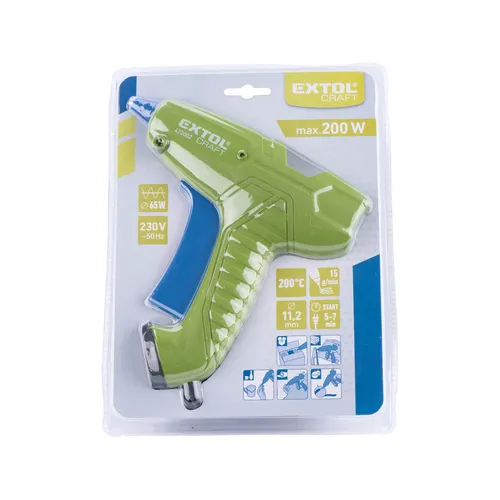 Pistole tavná lepící, ⌀11mm, 65w EXTOL CRAFT 422002