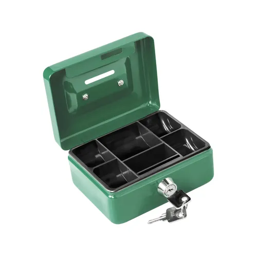 Bez přihrádky na mince schránka na peníze přenosná, 125×95×55mm EXTOL CRAFT 99008-R1