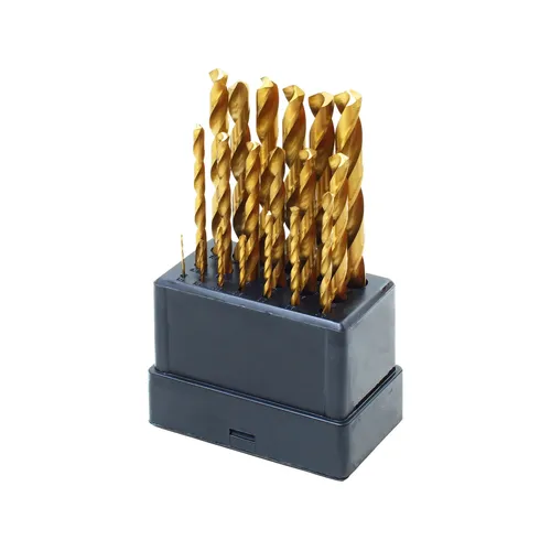 Vrtáky do kovu, sada 19ks, ⌀1-10mm, hss EXTOL CRAFT 1119A