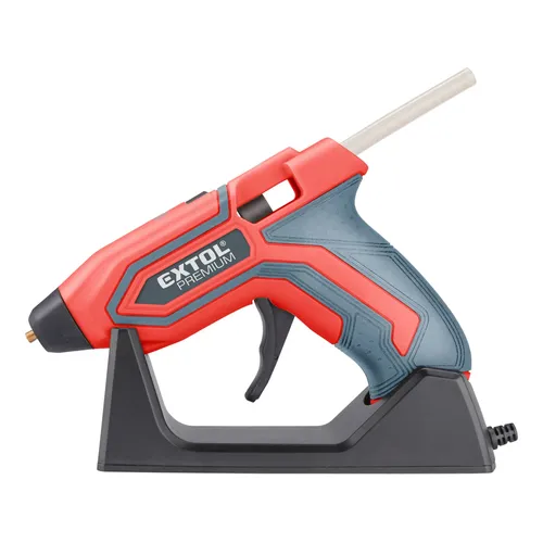 Pistole tavná lepící aku, ⌀7,2mm, 4v li-ion, 1500mah EXTOL PREMIUM 8891500