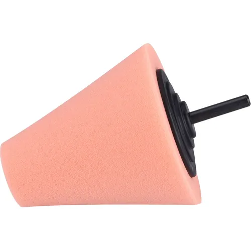 Kužel leštící pěnový, t40, oranžový, ⌀80mm, stopka 6mm EXTOL PREMIUM 8804567