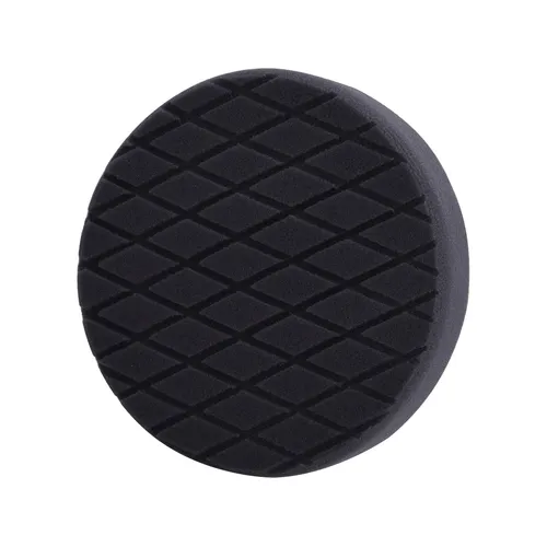 Kotouč leštící pěnový, diamantový vzor, t10, černý, ⌀180x35mm, zapuštěný suchý zip ⌀150mm EXTOL PREMIUM 8804531